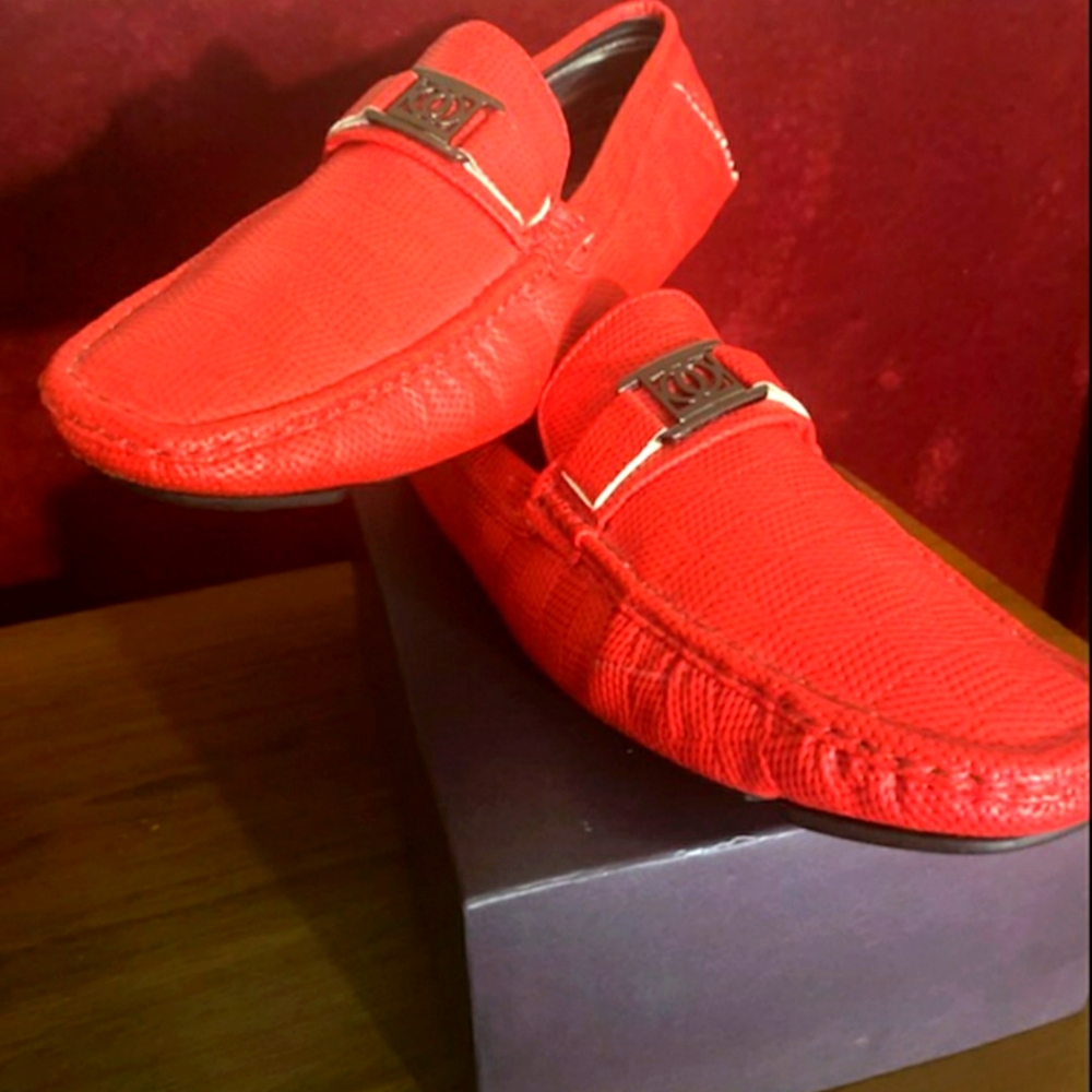 Red soft bottom shoes